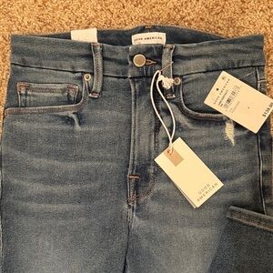 Good American High Rise Blue Jeans